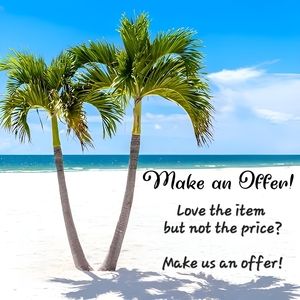 Love the item but not the price? Make an offer, most offers are accepted!